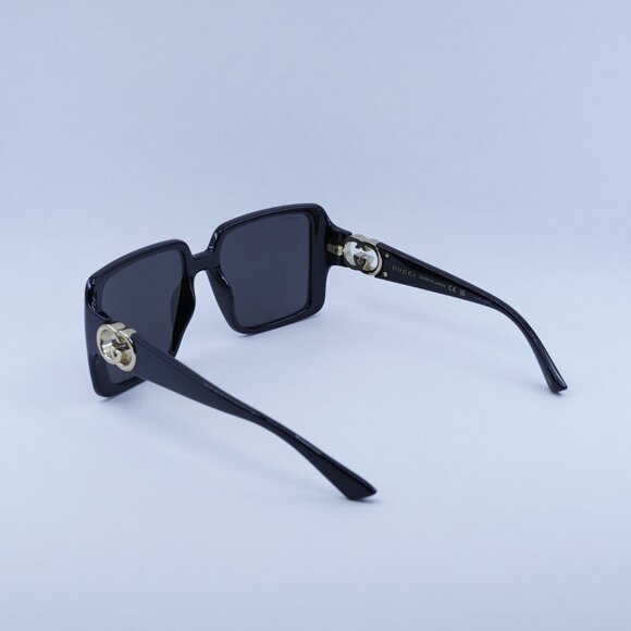 Exclusive Sale! Gucci GG1692S 001 Sunglasses - Black Frame, Grey Lenses
